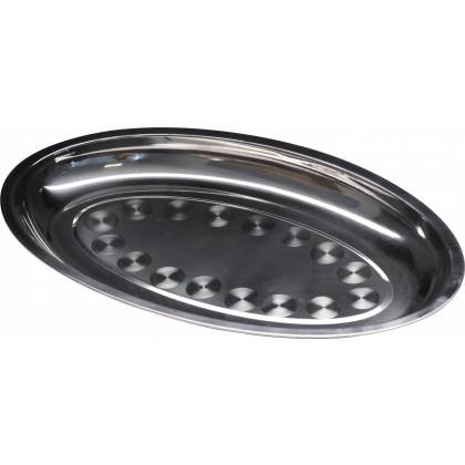 Блюдо овальное нерж. 28,5*17 см