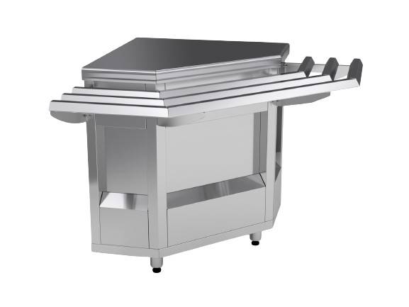 Прилавок угловой МХМ ПУ90 (внешний угол90") 100409001