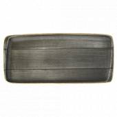 Тарелка прямоугольная 34х16см фарфор Moove Aura Space Bonna ASCMOV35DT b