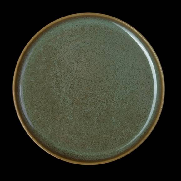 Тарелка мелкая 240мм Corone Primavera зеленая фк1748