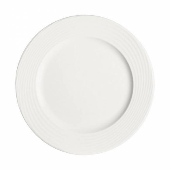 Тарелка 170 мм фарфор White Loop Bonna LOP17DZ узкая полоска b