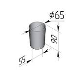 Форма Ромовая баба Спика (65х90мм)