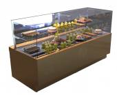 Витрина под авторские кондитерские изделия и шоколад АЛЬБЕРТИНА GLACIER 1400