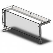 Полка Refettorio Drop-In Г - тип/ 1250 с широким стеклом Полка Refettorio Drop-In Г - тип/ 1250 с широким стеклом