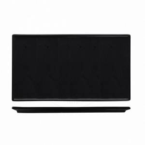 Блюдо прямоугольное "Organic-Black" 300х170мм черное 81200038 /3/