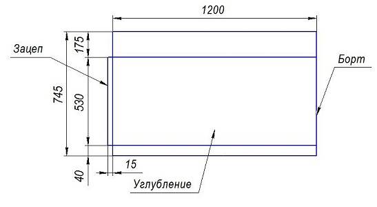 СПП Стол производственный 1200*745*850мм с полкой, углублением, зацепом (слева/справа) СПП Стол производственный 1200*745*850мм с полкой, углублением, зацепом (слева/справа)