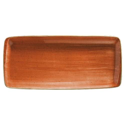 Тарелка прямоугольная 34х16см фарфор Moove Aura Terracota Bonna ATCMOV35DT b