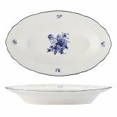 Блюдо овальное,глубокое 24*16 см, 350 мл Blue Flower P.L. Proff Cuisine NY-YQA4706-DOP-9.75X6 /6/ Блюдо овальное,глубокое 24*16 см, 350 мл Blue Flower P.L. Proff Cuisine NY-YQA4706-DOP-9.75X6 /6/