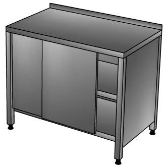 СКП2П Стол-купе производственный с бортом, 2-мя полками 2000*900*850, зашивка сзади и по бокам СКП2П Стол-купе производственный с бортом, 2-мя полками 2000*900*850, зашивка сзади и по бокам