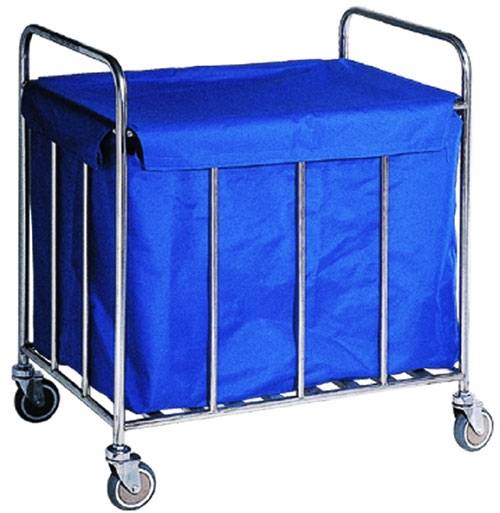 Тележка для белья ТП 22.11 ОЛДАК нерж., мешок 240л с крышкой