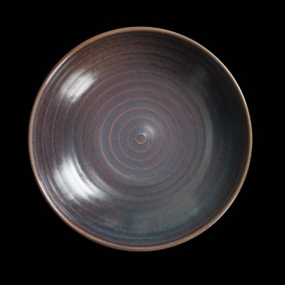 Тарелка для пасты 255 мм 1650 мл Corone Terra сине-коричневый 11018