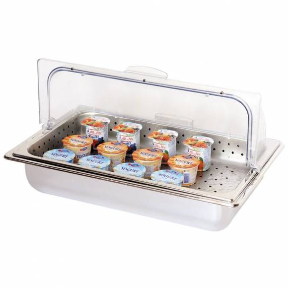 Гастроемкость перфорированная с крышкой GN1/1-65 мм P.L. Proff Cuisine X88117H-2CIB