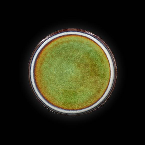 Тарелка мелкая 223 мм Corone Verde синий+зеленый Тарелка мелкая 223 мм Corone Verde синий+зеленый