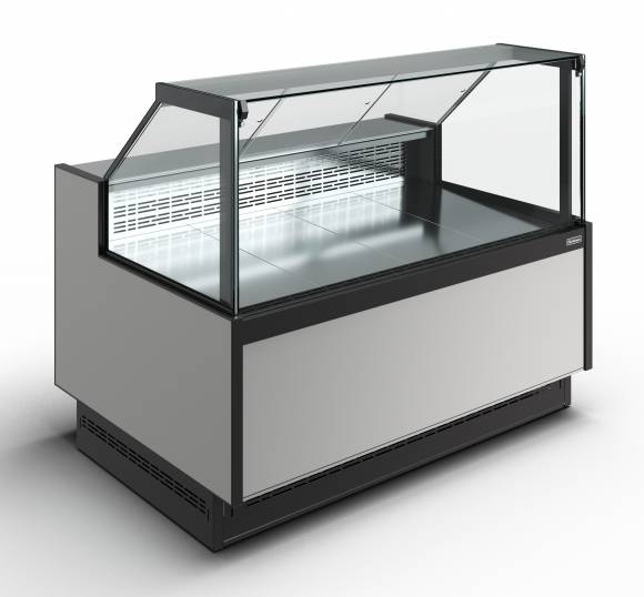 Витрина универсальная Полюс Bavaria 4 GC110 SV 1,25-1 (с боковинами) (версия 2.0) 9006-9005