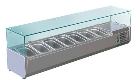 Витрина холодильная для ингредиентов пиццы настольная COOLEQ VRX 1500/330 Витрина холодильная для ингредиентов пиццы настольная COOLEQ VRX 1500/330