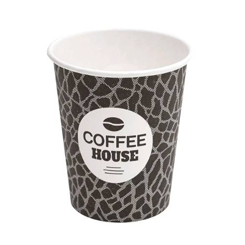 Стакан бумажный 250мл Crocodile туба 50шт. /20/