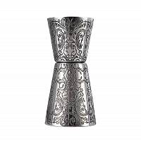 Джиггер "Floral" 20/40 мл, нержавеющая сталь, P.L.- Barbossa MSAS0034-SS Джиггер "Floral" 20/40 мл, нержавеющая сталь, P.L.- Barbossa MSAS0034-SS