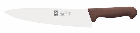 Нож поварской 300/450 мм. Шеф коричневый, узкое лезвие PRACTICA Icel 24900.3027000.300