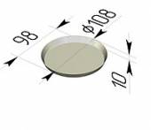 Форма для булочки "гамбургер" Спика (круглая, d 108) ст 0,8пс (AISI 430) нерж.