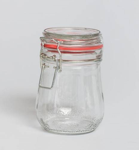 Банка для подачи с бугельным замком 500 мл стеклянная крышка 57130 Банка для подачи с бугельным замком 500 мл стеклянная крышка 57130
