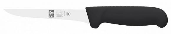 Нож обвалочный 150/270 мм. изогнутый черный Poly Icel 24100.3918000.150