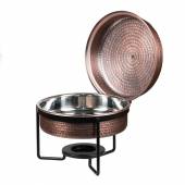 Чафиндиш (мармит) цвет антик 7 л + подставка, D=34.5 см, P.L. Proff Cuisine SG-86464(C)