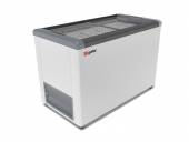 Ларь морозильный Frostor Gellar FG 400 C серый с прямым стеклом