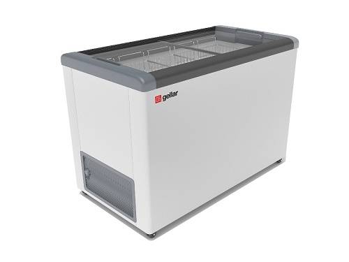 Ларь морозильный Frostor Gellar FG 400 C серый с прямым стеклом Ларь морозильный Frostor Gellar FG 400 C серый с прямым стеклом
