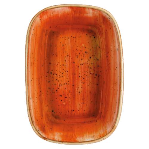 Блюдо прямоугольное 17х11,5см фарфор Gourmet Aura Terracota Bonna ATCGRM17DKY b
