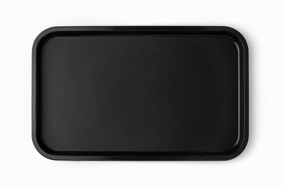 Поднос прямоугольный 52,5x32,5см черный поверхность шагрень (110) MGprof 1737 Поднос прямоугольный 52,5x32,5см черный поверхность шагрень (110) MGprof 1737