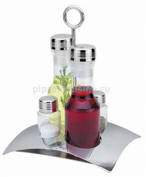 Набор для специй «Regent» 4 предмета на подставке P.L. 19965 95001187 Набор для специй «Regent» 4 предмета на подставке P.L. 19965 95001187