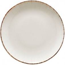 Тарелка плоская 250 мм фарфор Gourmet Retro Bonna E100GRM25DZ коричневый край b Тарелка плоская 250 мм фарфор Gourmet Retro Bonna E100GRM25DZ коричневый край b