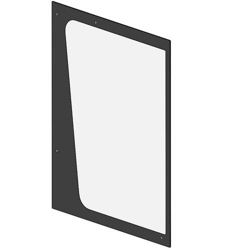 Стеклопакет боковой с шелкографией для витрины кондитерской линии 909х700 Стеклопакет боковой с шелкографией для витрины кондитерской линии 909х700