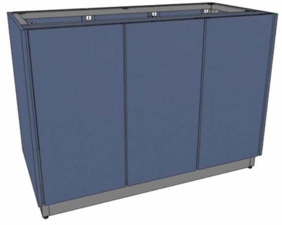 МОБ 1200х800х860 серия RD1 Каркас с обшивкой ЛДСП МОБ 1200х800х860 серия RD1 Каркас с обшивкой ЛДСП