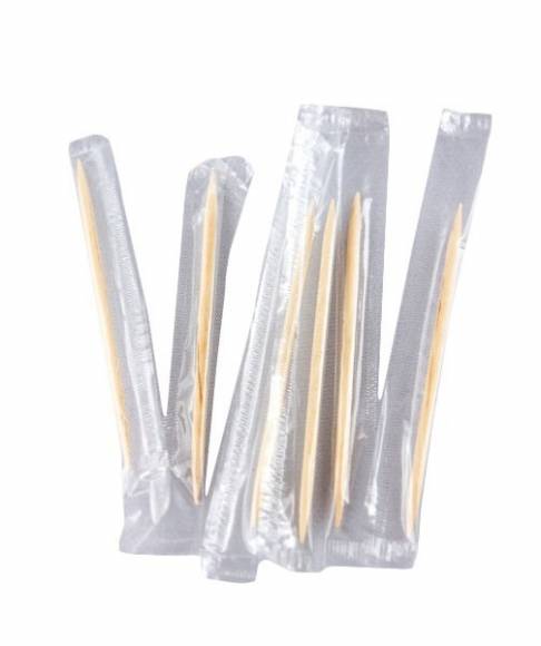 Зубочистка 65мм с ментолом H.L.W.I.C. в индивид. п/э 1000шт./уп. 35802