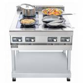 Плита индукционная 4-х конфорочная Abat КИП-49П-5,0, краш. подставка Плита индукционная 4-х конфорочная Abat КИП-49П-5,0, краш. подставка