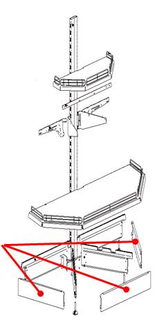 Комплект панелей торцевых нижних 600 Н МХМ Купец 694535.082-03 Комплект панелей торцевых нижних 600 Н МХМ Купец 694535.082-03