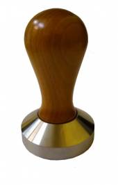 Темпер для кофе 57мм Don Dolce нерж., ручка оранжевое дерево УТ-15 54991