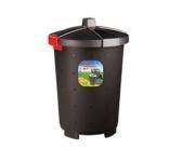 Бак 65л для мусора Рестола (черный) 431253713 /5/
