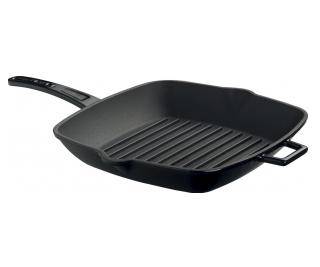 Сковорода-гриль 260х260мм чугун доп. ручка ECO LAVA LV P GT 2626 K0 BLACKMATT