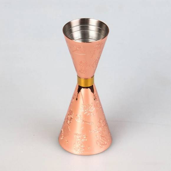 Джиггер нерж. 25/50 мл, медный P.L.- Barbossa MSAS0024-CP Джиггер нерж. 25/50 мл, медный P.L.- Barbossa MSAS0024-CP