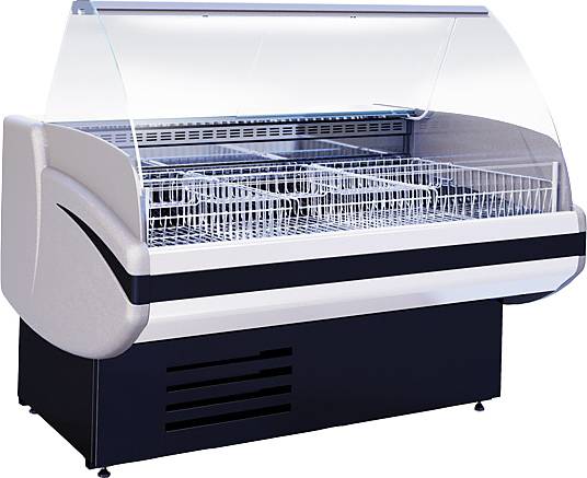 Витрина морозильная Cryspi Gamma-2 М 1500 с боковинами