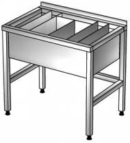 Барная станция 1100*600*850, с бортом нерж. Барная станция 1100*600*850, с бортом нерж.