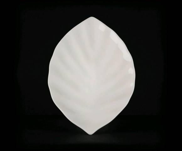 Блюдо декоративное Лист 300мл Chan Wave (Classic) Ivory LQ-Q146 фк0156. Блюдо декоративное Лист 300мл Chan Wave (Classic) Ivory LQ-Q146 фк0156.