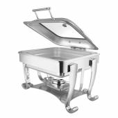 Мармит настольный прямоугольный cо стекл крышкой 6,5л, 50x45x27см,Maco Opulent OP/0/2/6.5/CP Мармит настольный прямоугольный cо стекл крышкой 6,5л, 50x45x27см,Maco Opulent OP/0/2/6.5/CP