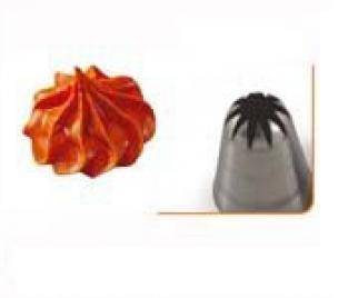 Насадка кондитерская "Закрытая звезда" 8мм Martellato BC 326 Насадка кондитерская "Закрытая звезда" 8мм Martellato BC 326