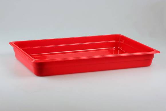 Гастроемкость GN1/1-65 п/п красная (Рестола) Рс 422107304 8,5л /7/