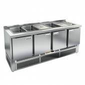 Стол холодильный для салатов (саладетта) Hicold SLE3-1111GN без крышки