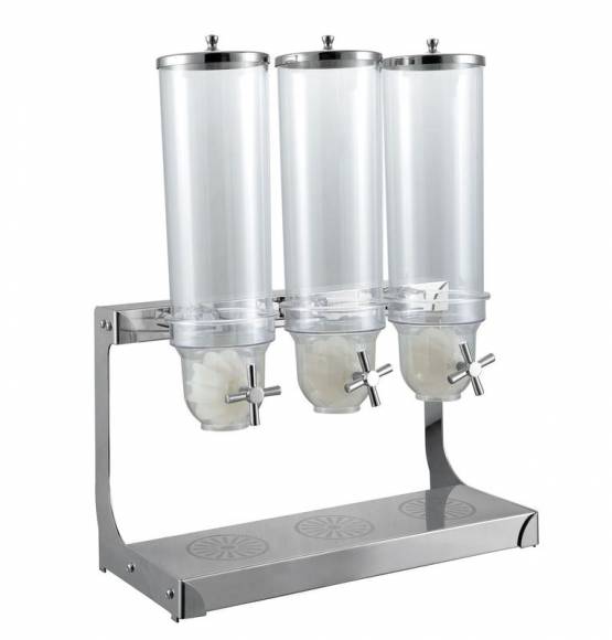 Диспенсер для сыпучих продуктов 3 колбы х3,5л Hurakan HKN-GPD353 