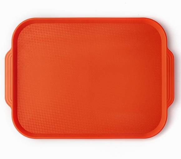 Поднос прямоугольный 45x34,5см оранжевый поверхность классик (166) MGprof 1730